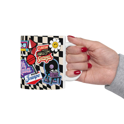 Stiker creativo  Cafe Art (11oz/15oz)