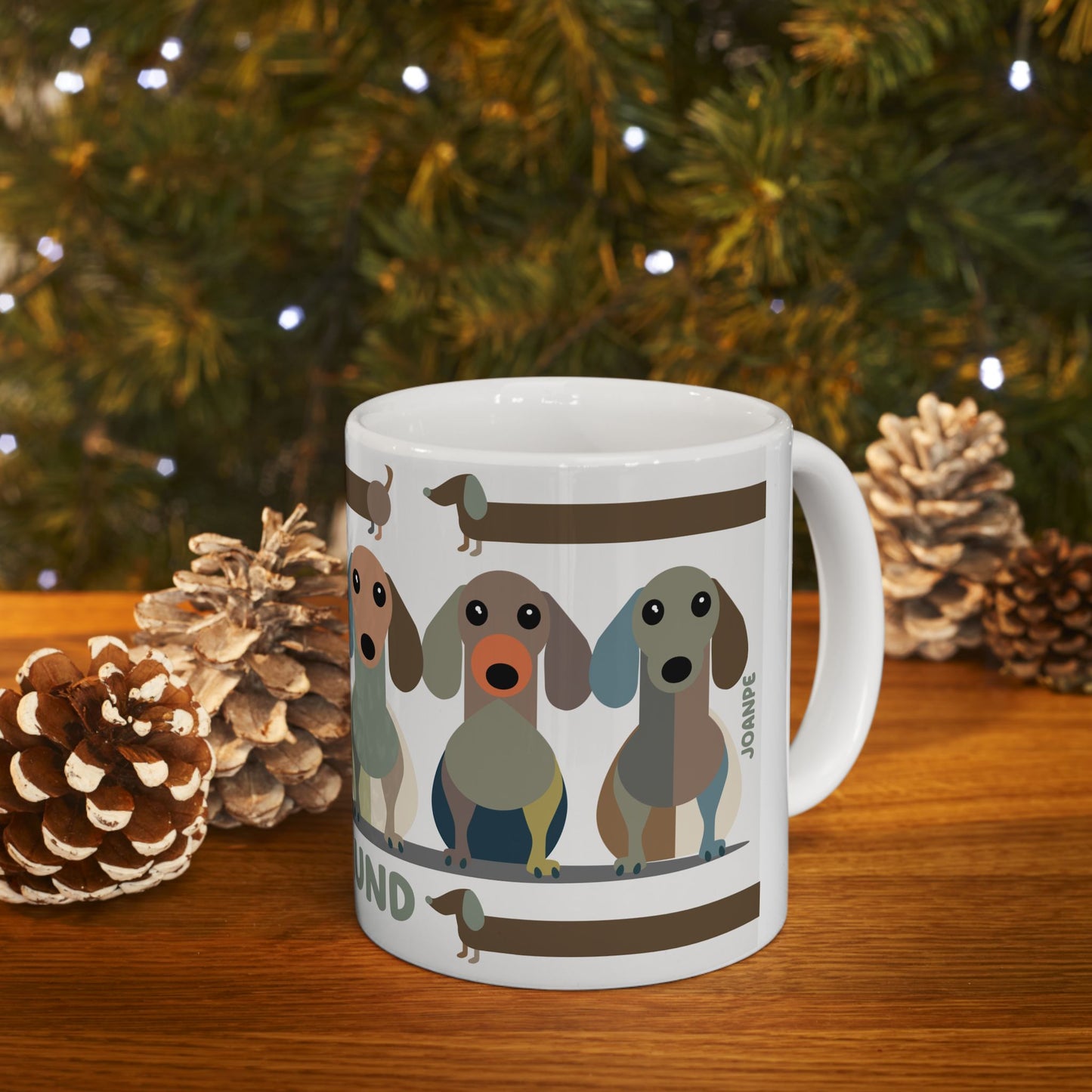 Mug Dachshund lover Cafe Art (11oz/15oz)