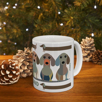 Mug Dachshund lover Cafe Art (11oz/15oz)