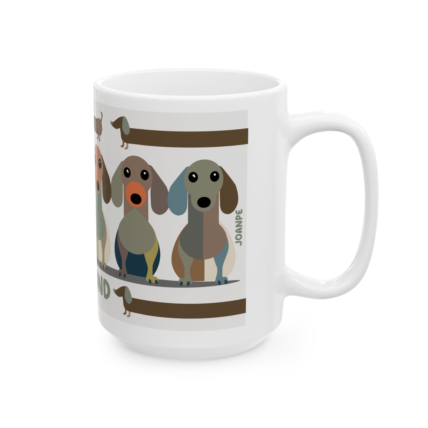 Mug Dachshund lover Cafe Art (11oz/15oz)
