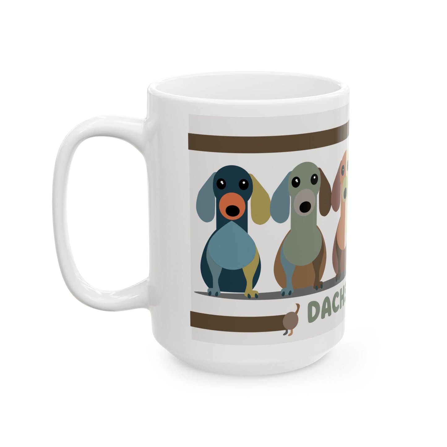 Mug Dachshund lover Cafe Art (11oz/15oz)