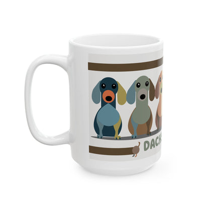 Mug Dachshund lover Cafe Art (11oz/15oz)