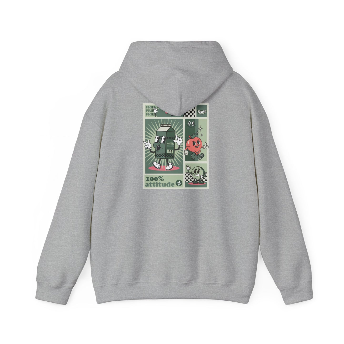 "Friends 100 Actitude" Hoodie