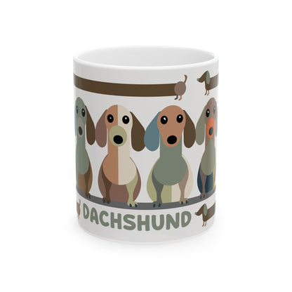 Mug Dachshund lover Cafe Art (11oz/15oz)