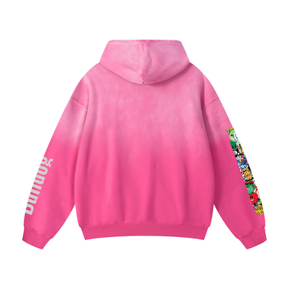 Heavyweight Sunfade Oversized Hoodie Bulldog