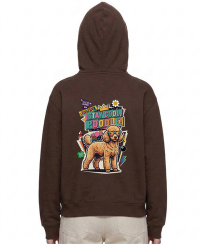 Oversized Fleece Boxy Hoodie Poodle
