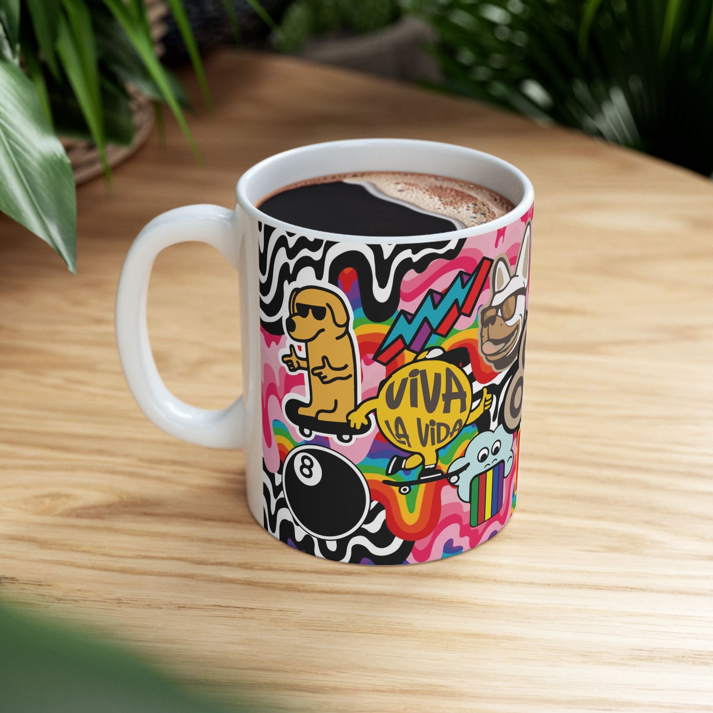 Stiker creativo   3 Cafe Art (11oz/15oz)