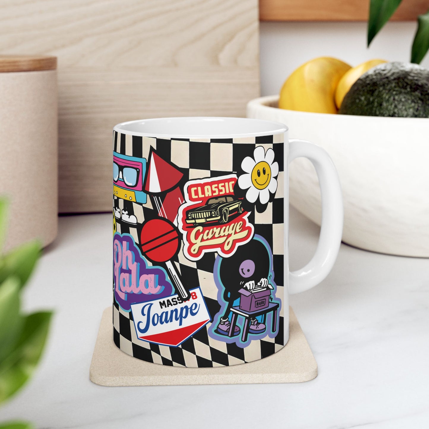 Stiker creativo  Cafe Art (11oz/15oz)