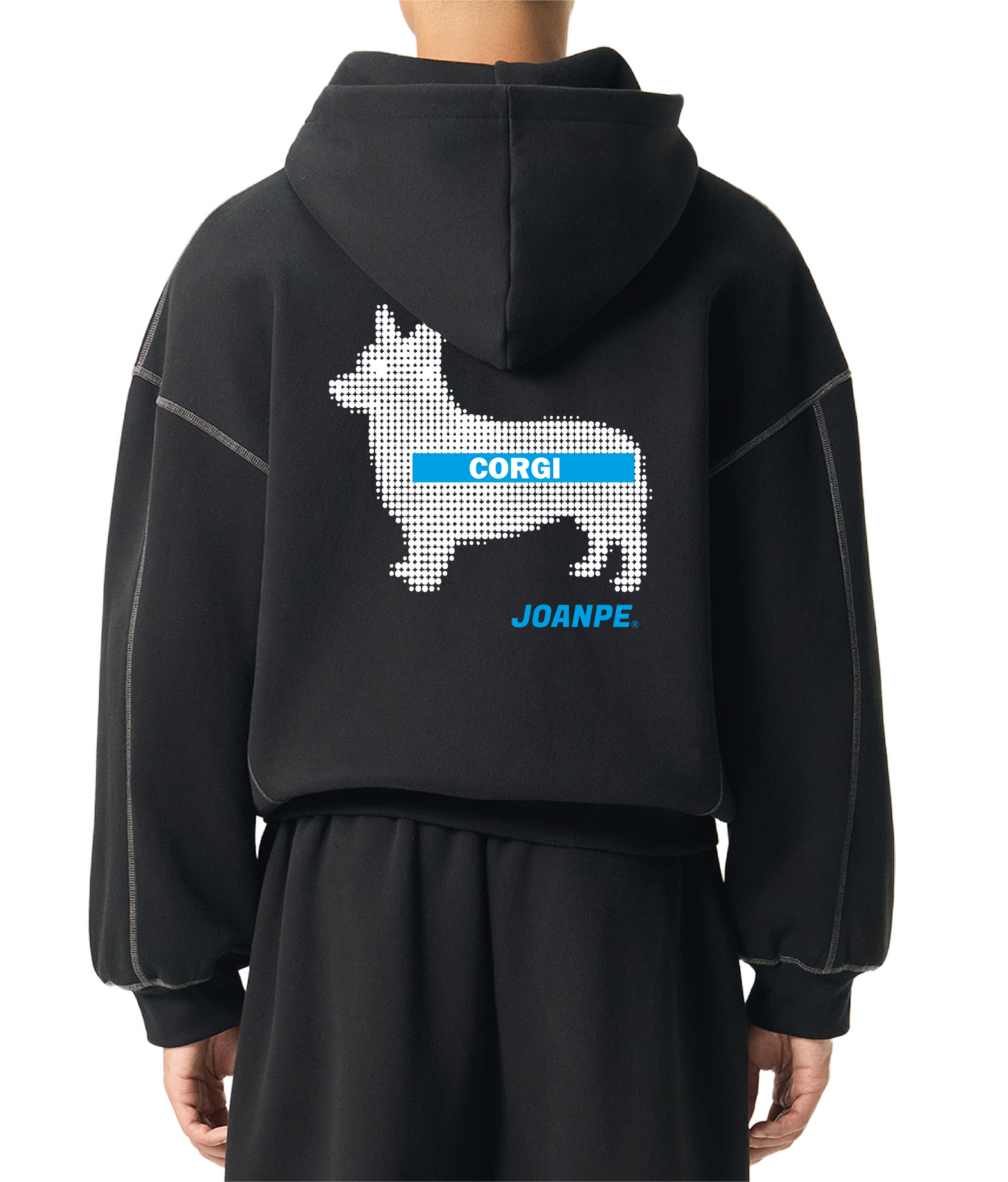 Zip Hoodie Corgi