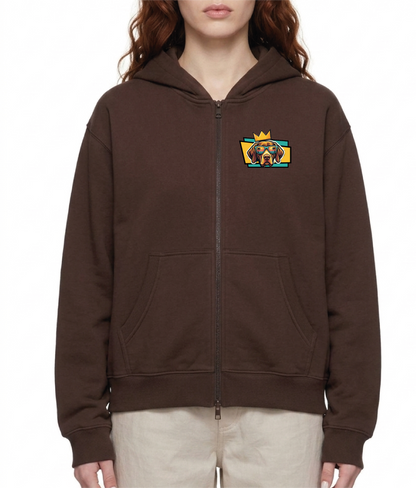Oversized Fleece Boxy Hoodie German Shorthaired