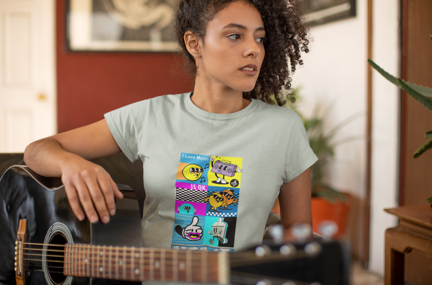 " I Love Music " T-shirt