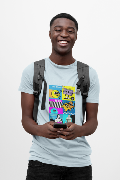 " I Love Music " T-shirt