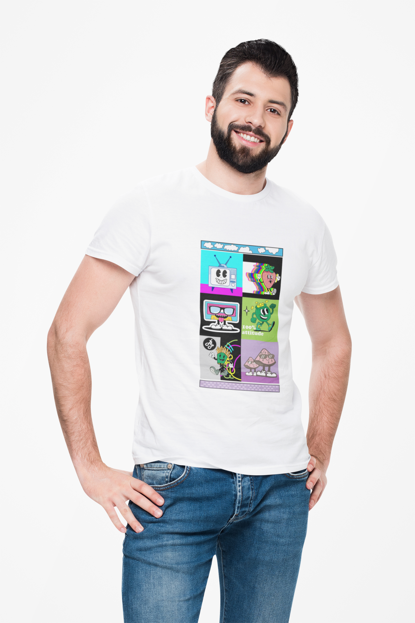 "Actitude 100%"  T-Shirt