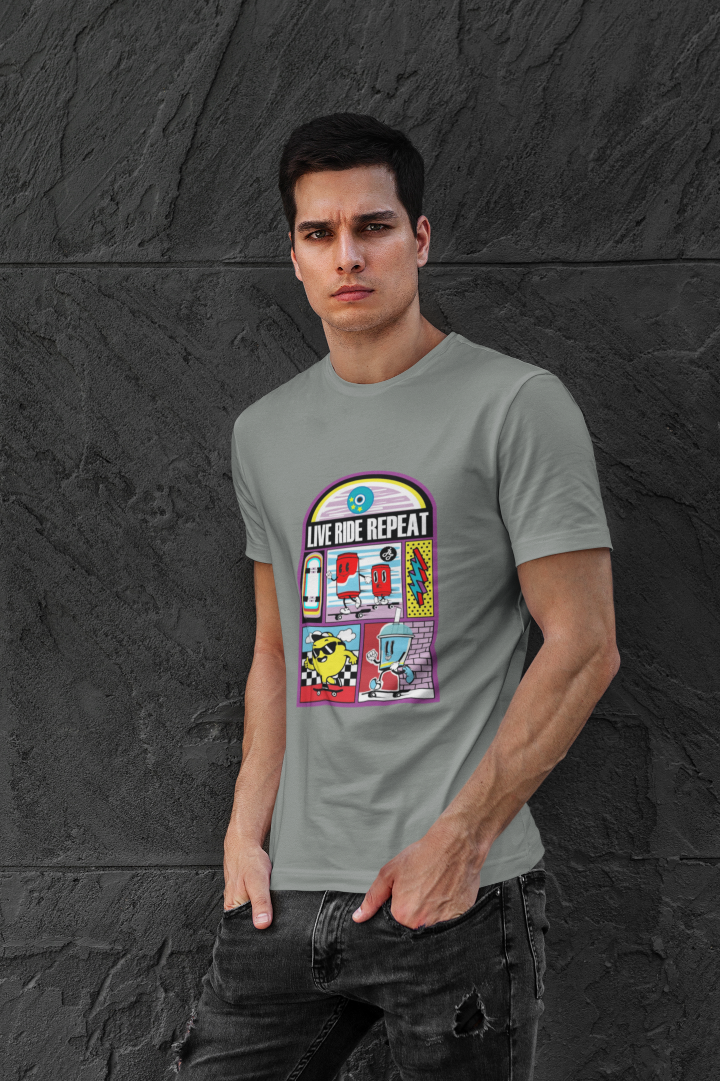 "Line Ride Repeat" Tshirt