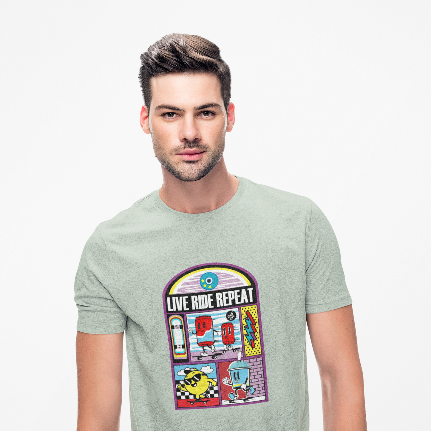 "Line Ride Repeat" Tshirt