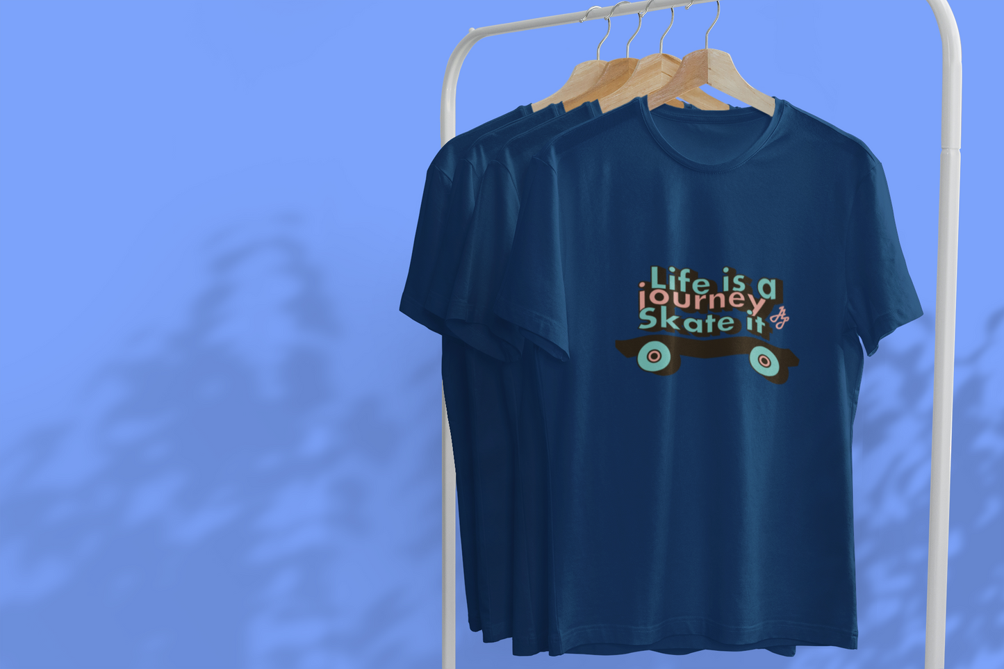 "Life is a journey skate it " Tshirt