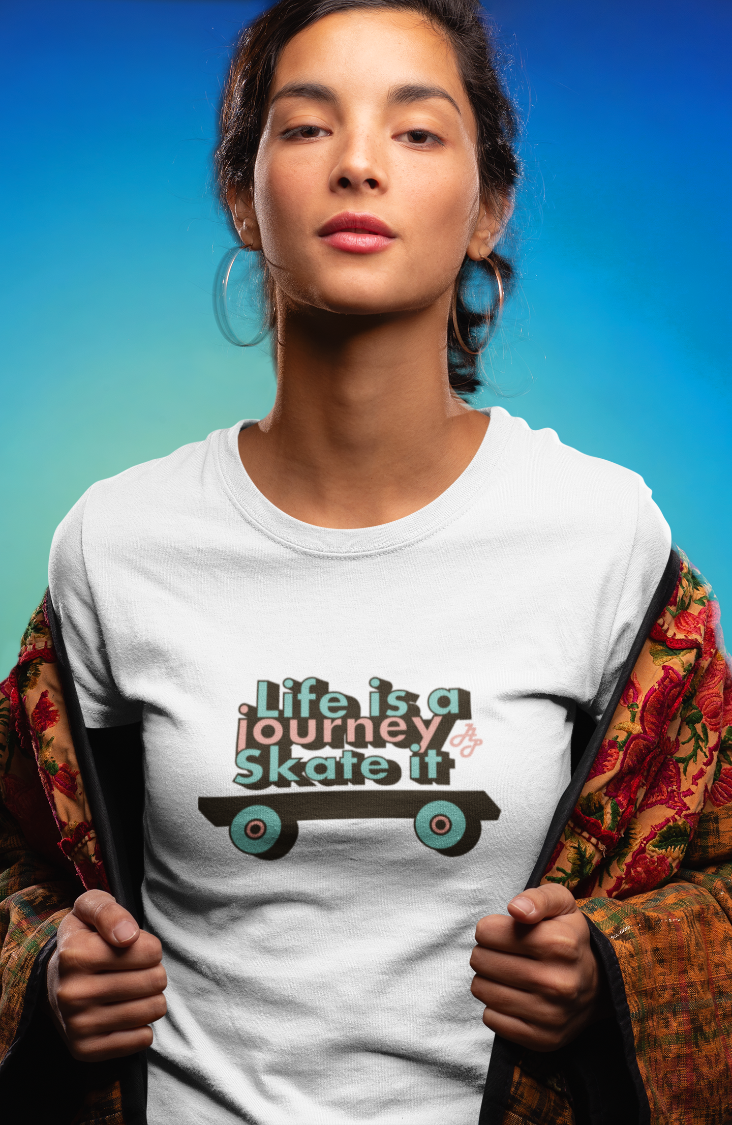 "Life is a journey skate it " Tshirt