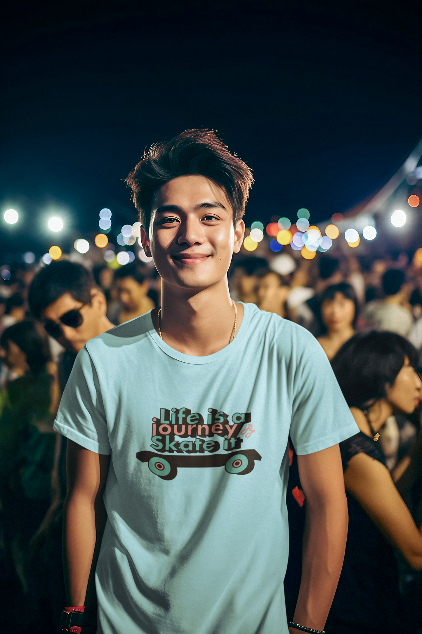 "Life is a journey skate it " Tshirt