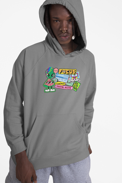 Retro 'FOCUS' Gaming Hoodie