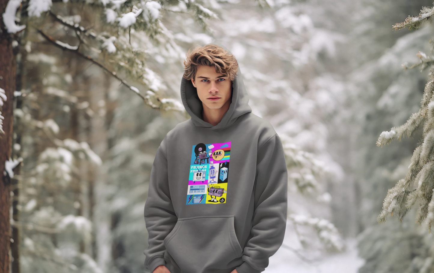 " Friends and Music" Hoodie