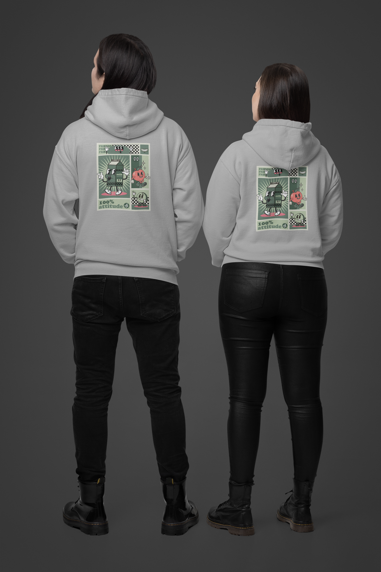"Friends 100 Actitude" Hoodie