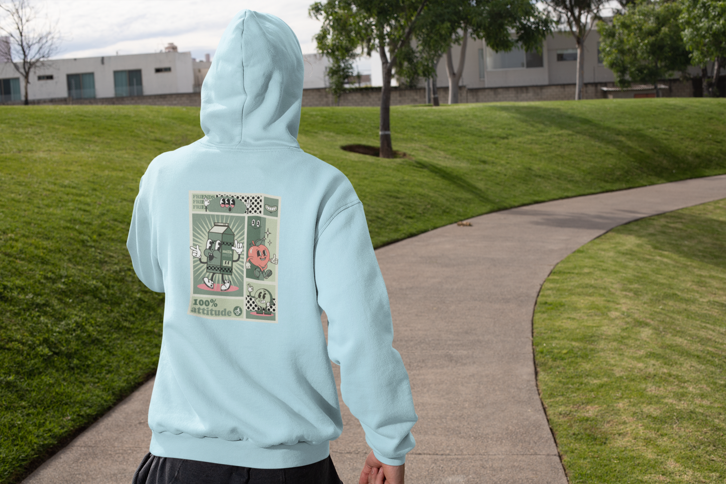 "Friends 100 Actitude" Hoodie