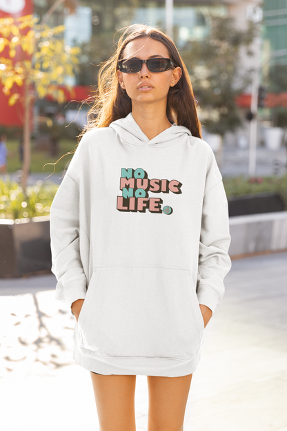 "No music, No Live" Hoodie