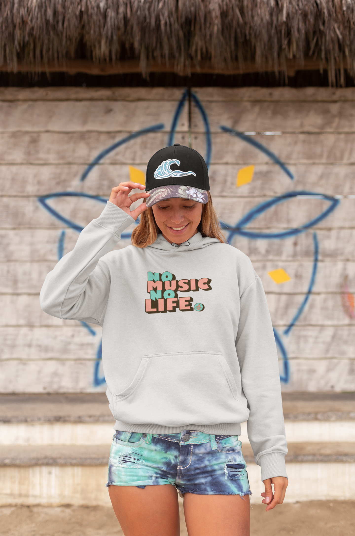 "No music, No Live" Hoodie