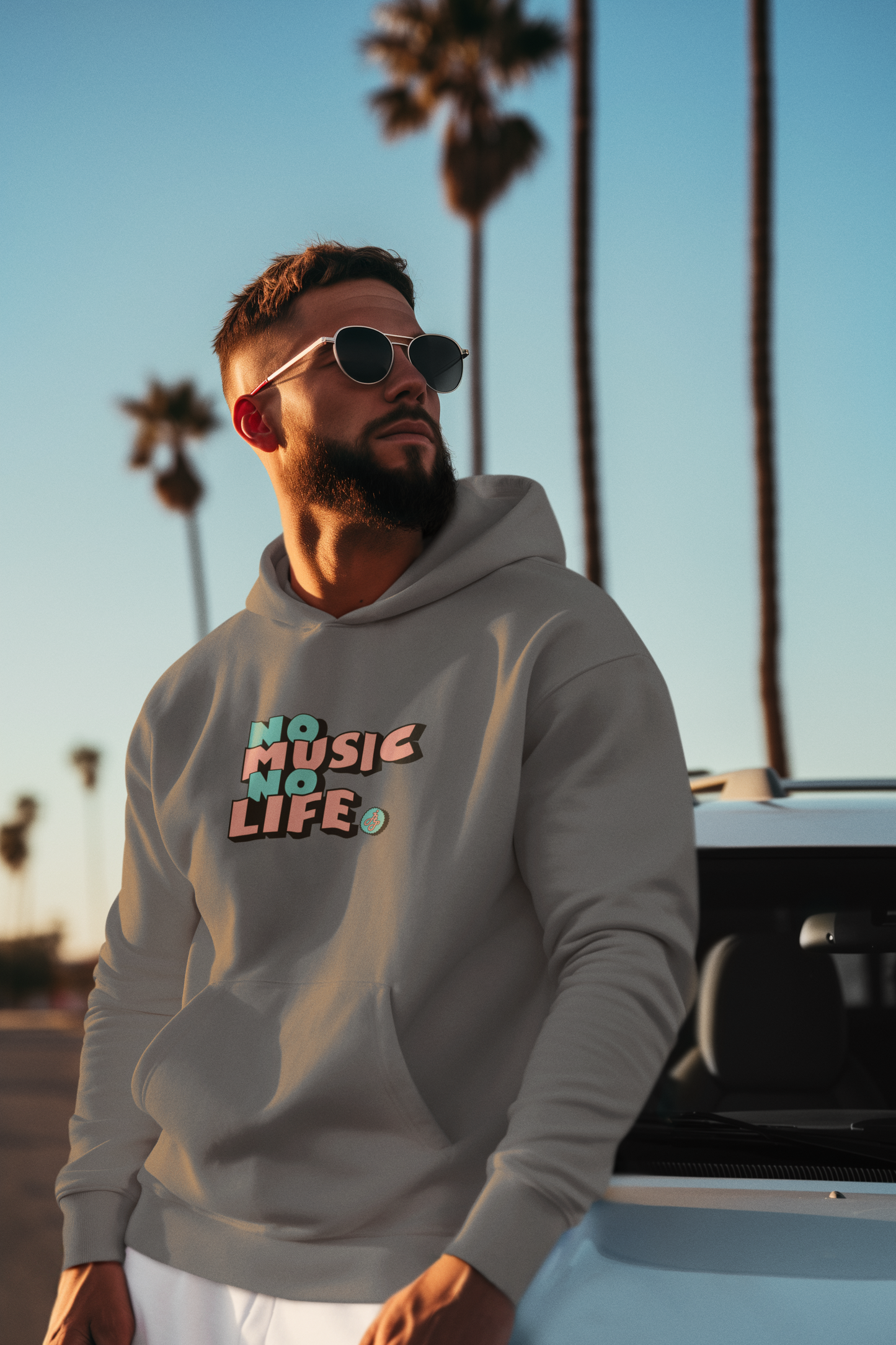 "No music, No Live" Hoodie