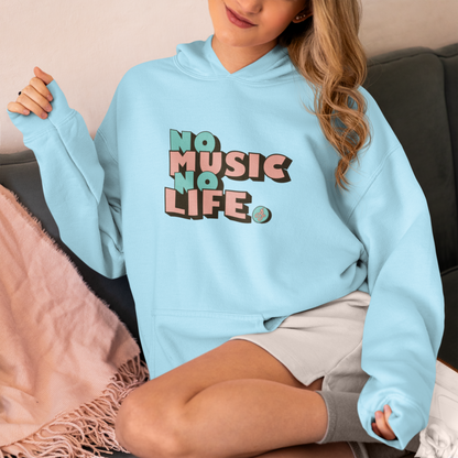 "No music, No Live" Hoodie
