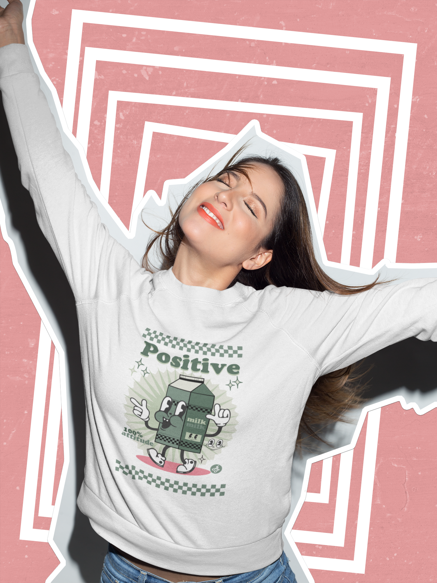 "Positive Milk" Swearshirt