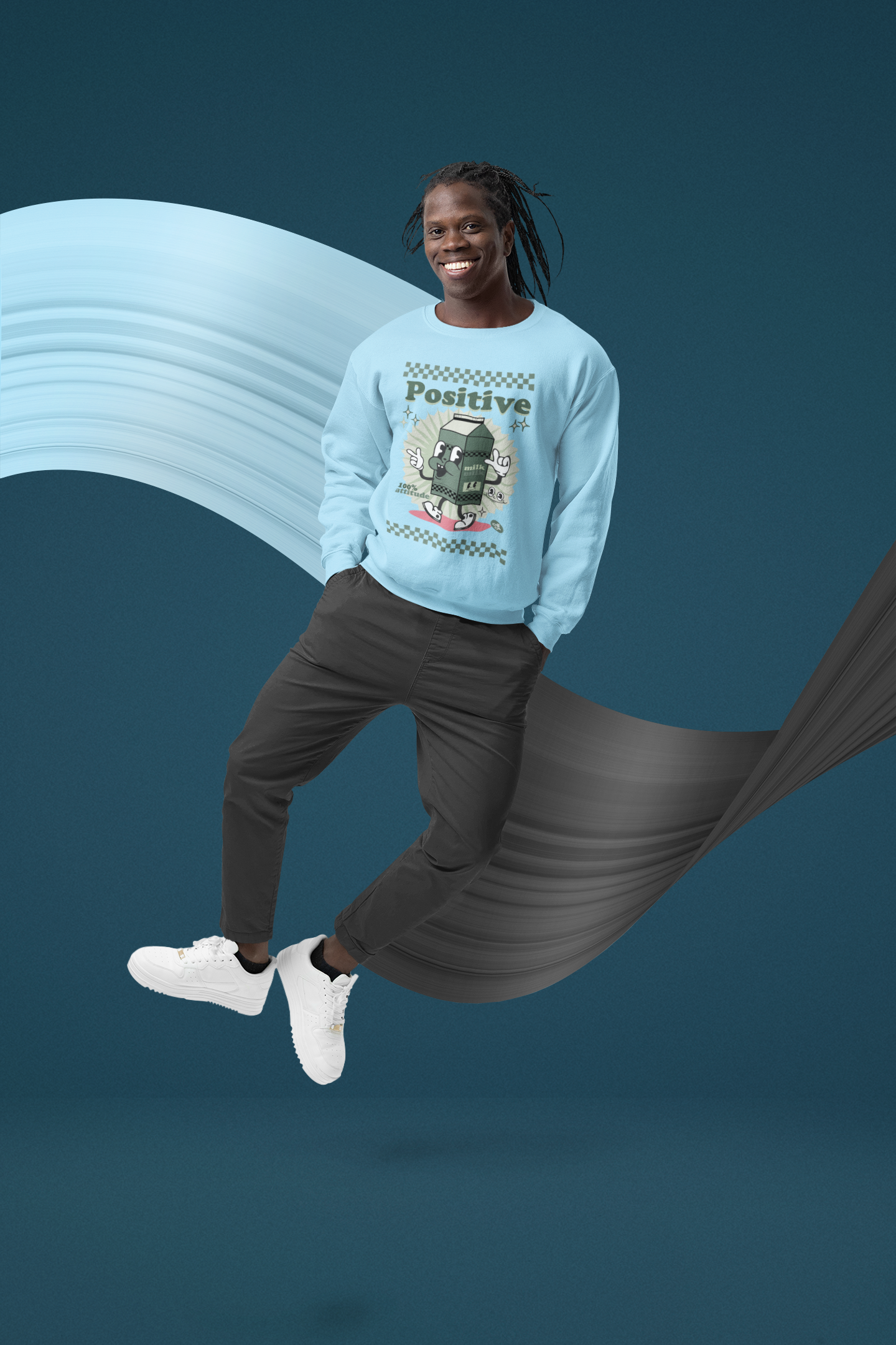 "Positive Milk" Swearshirt