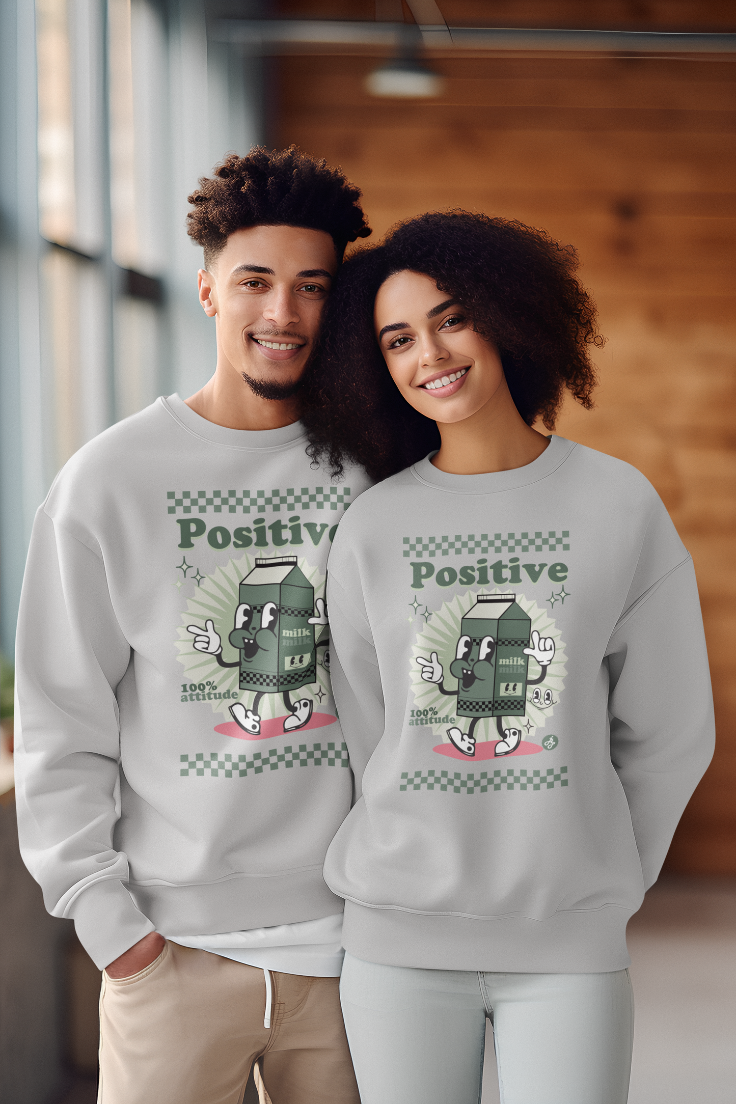"Positive Milk" Swearshirt