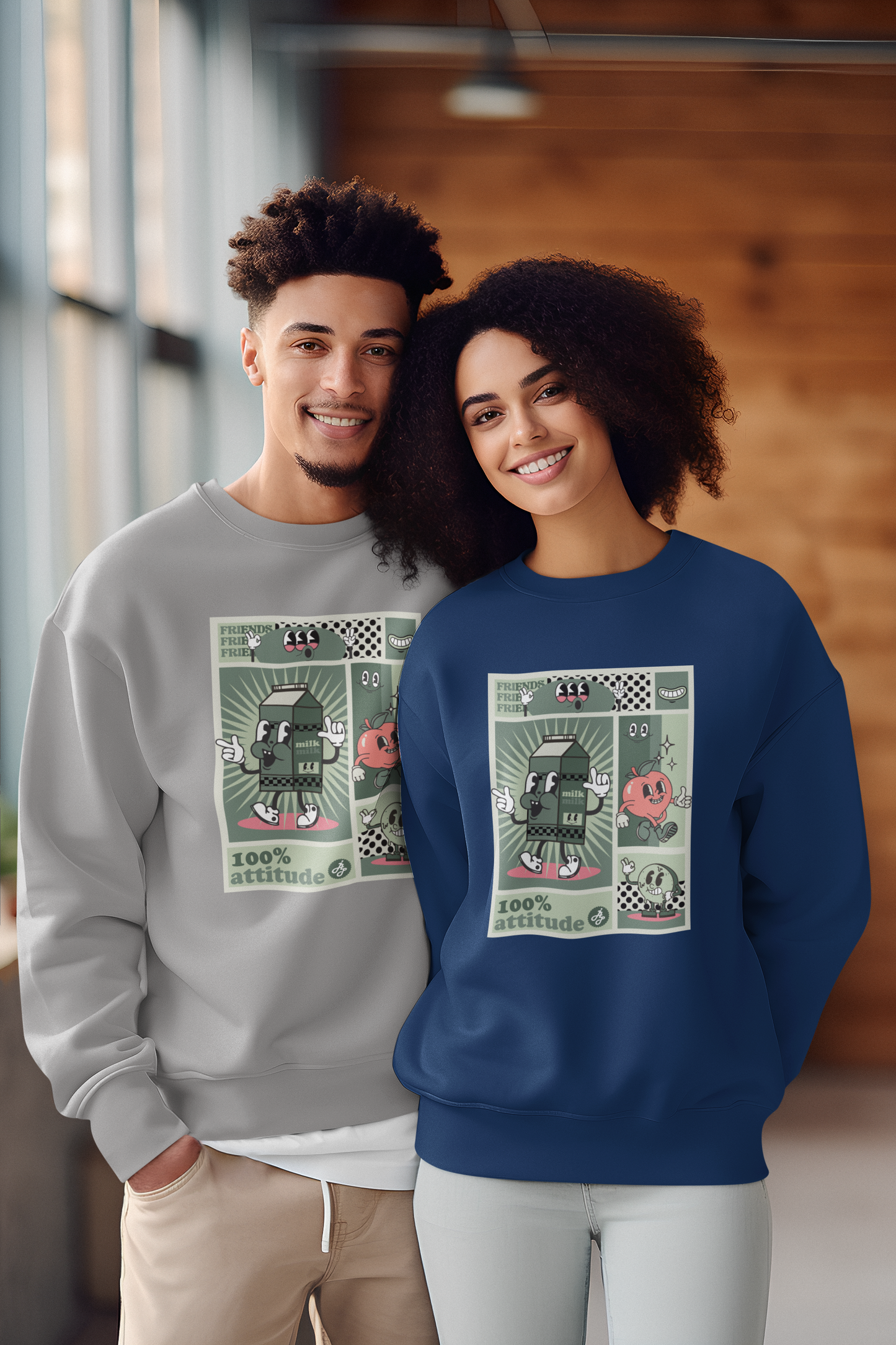 "Friends Actitude " Swearshirt