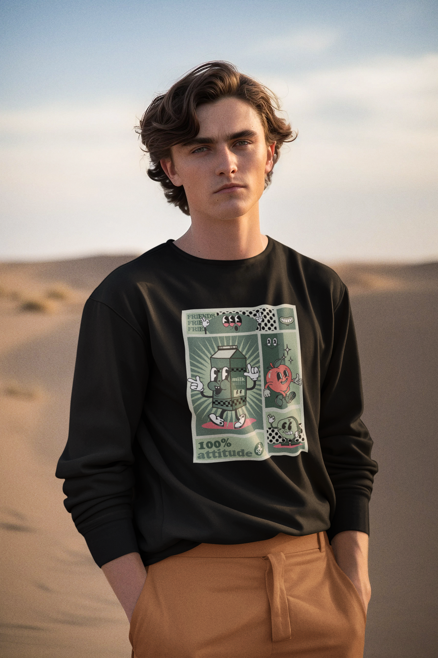 "Friends Actitude " Swearshirt