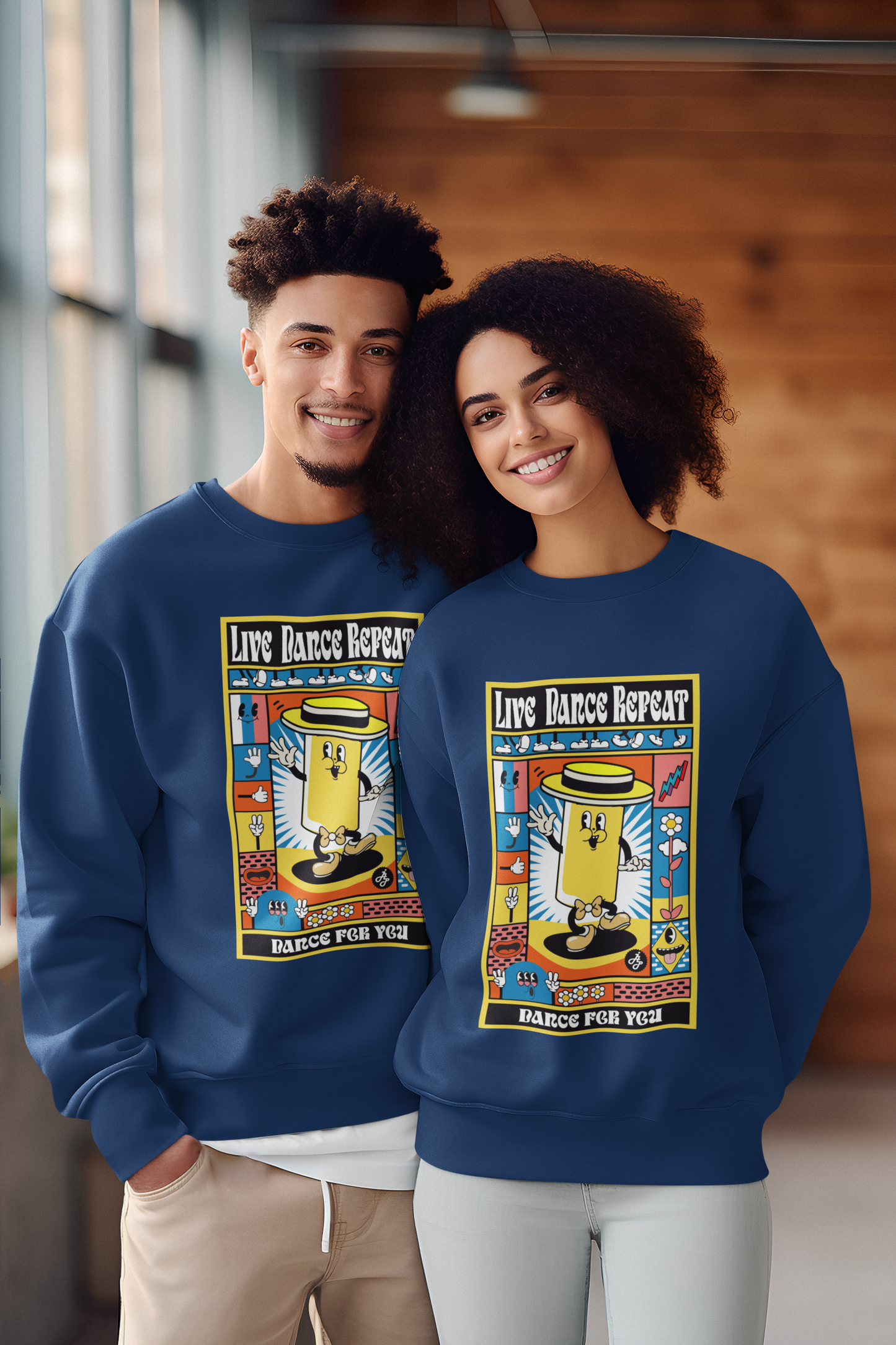 "Live Dance Repeat " Swearshirt