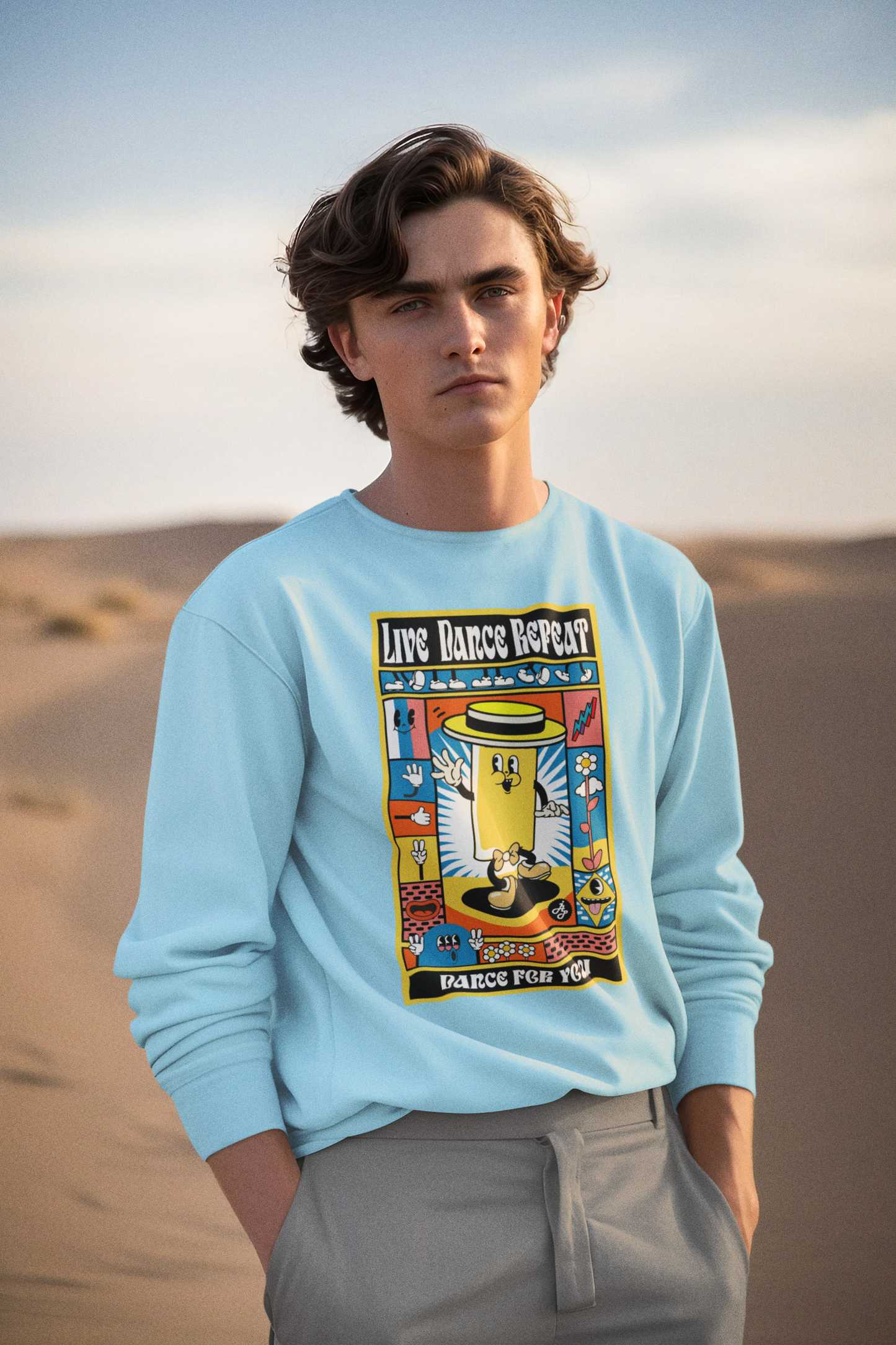 "Live Dance Repeat " Swearshirt