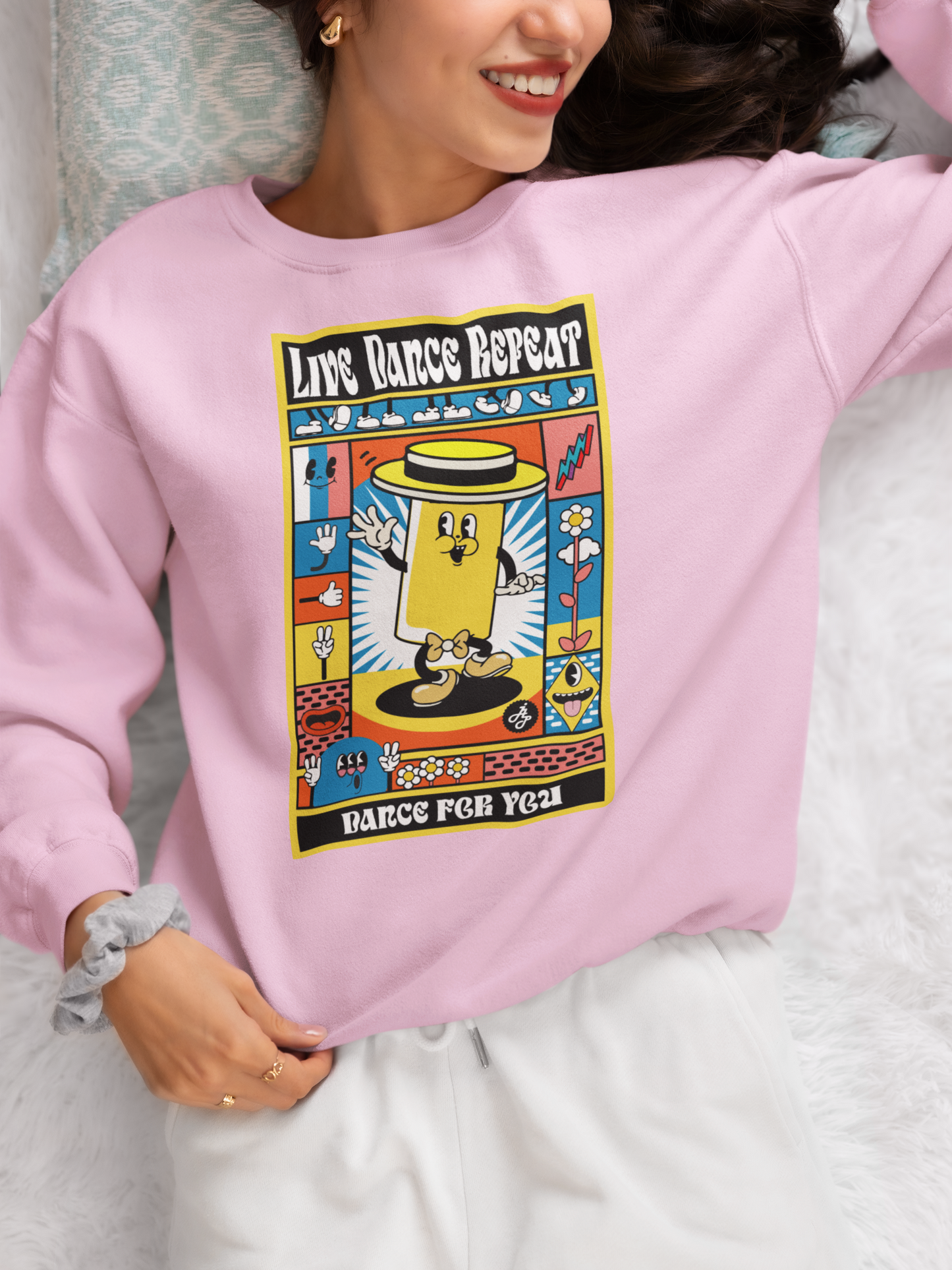 "Live Dance Repeat " Swearshirt
