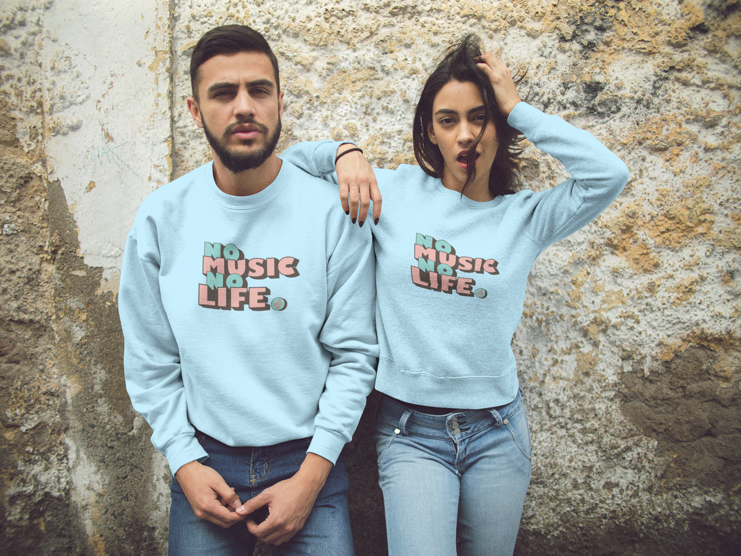 "No Music No Life  " Swearshirt