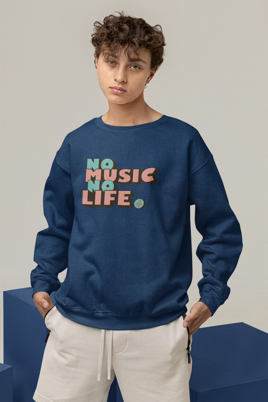 "No Music No Life  " Swearshirt