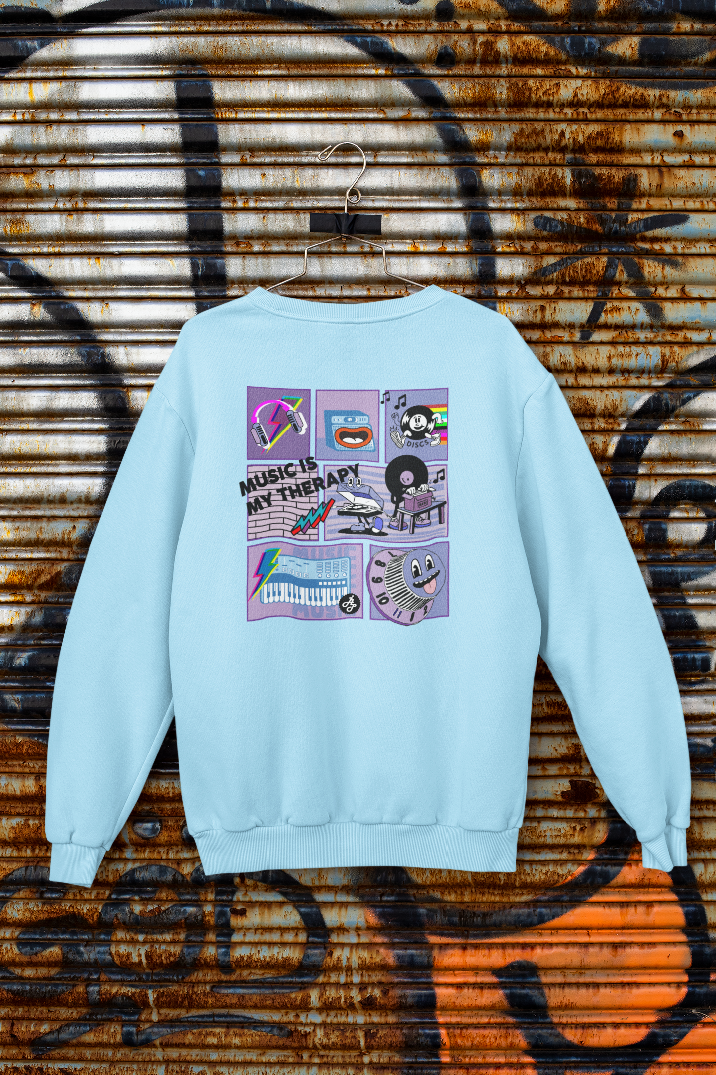 "Music is my Therapy" Swearshirt