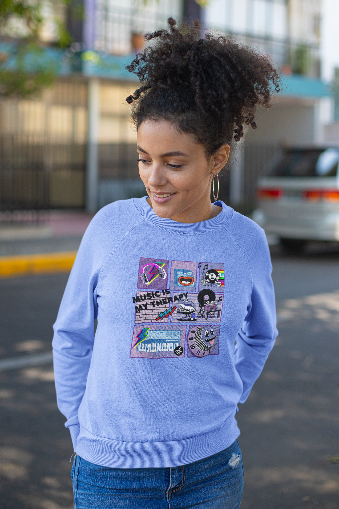 "Music is my Therapy" Swearshirt