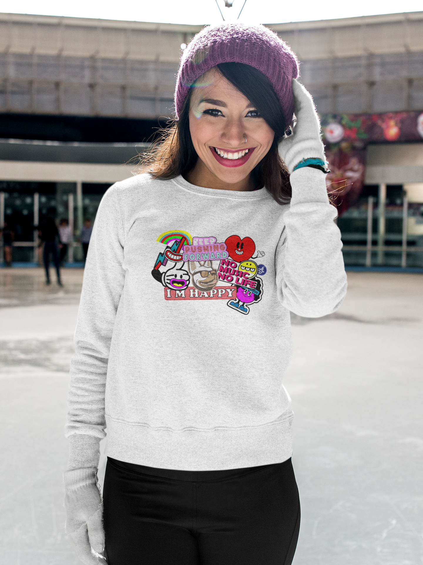 "I am Happy" Swearshirt