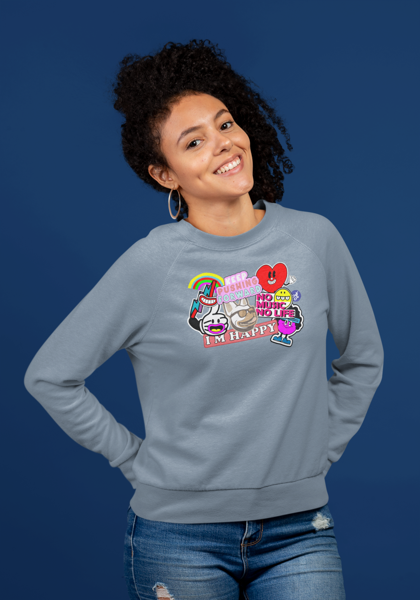 "I am Happy" Swearshirt