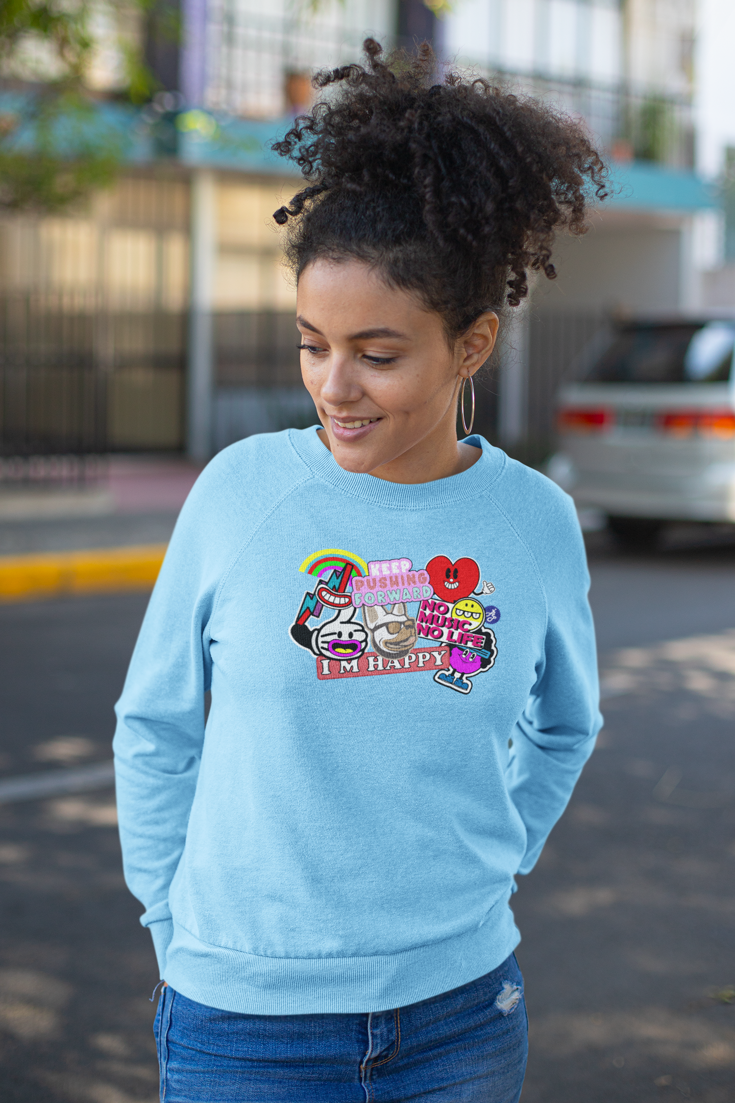 "I am Happy" Swearshirt