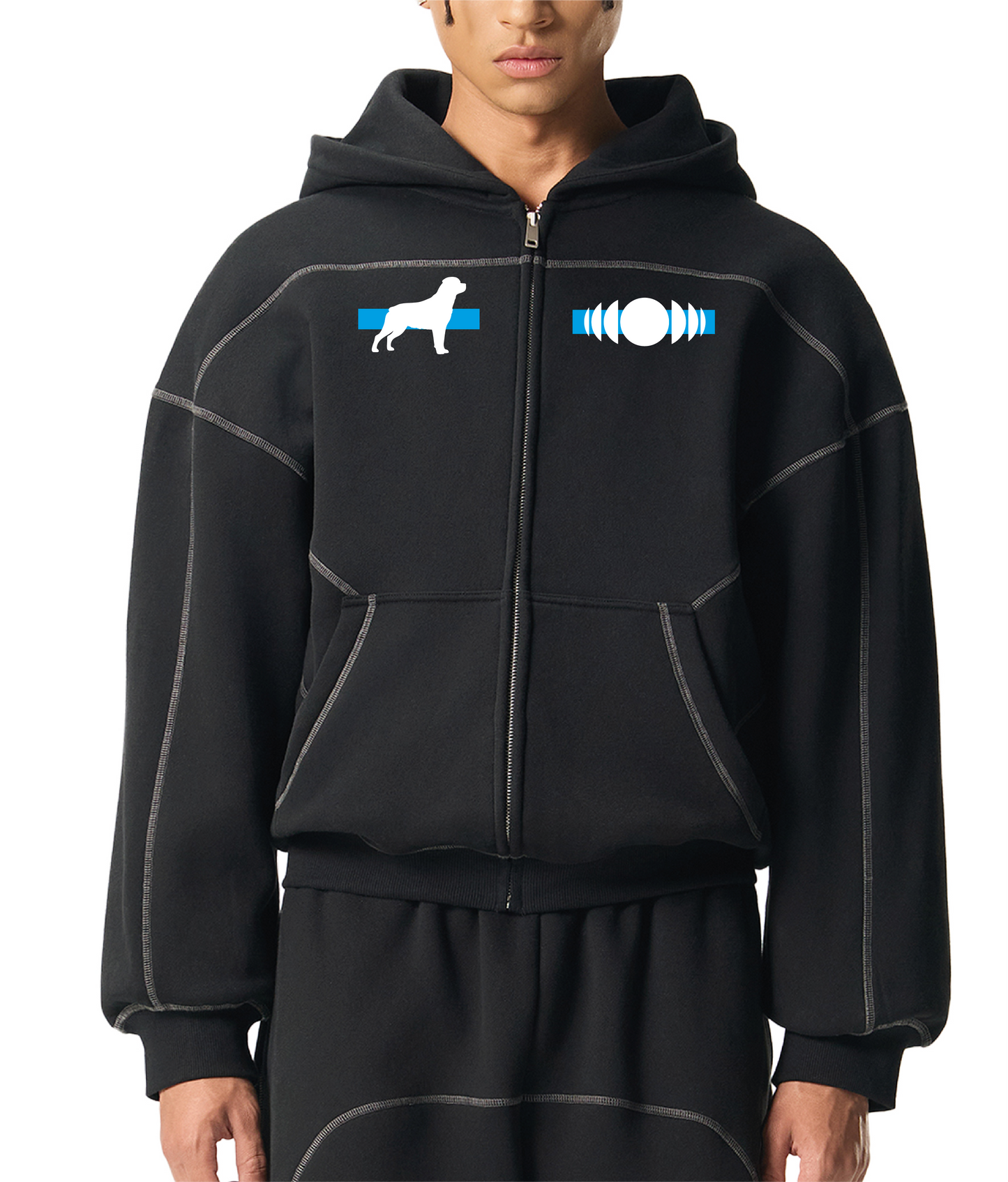 Zip Hoodie Rottweiler