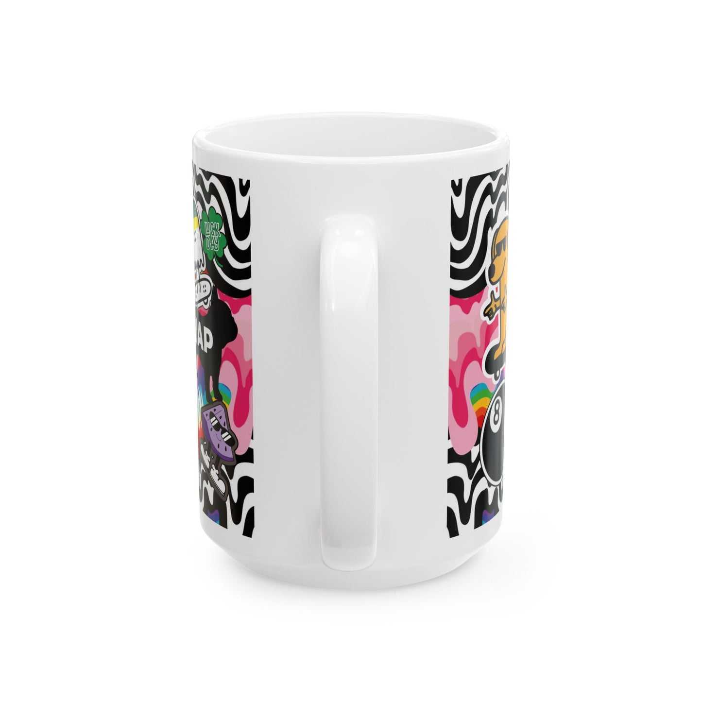 Stiker creativo   3 Cafe Art (11oz/15oz)