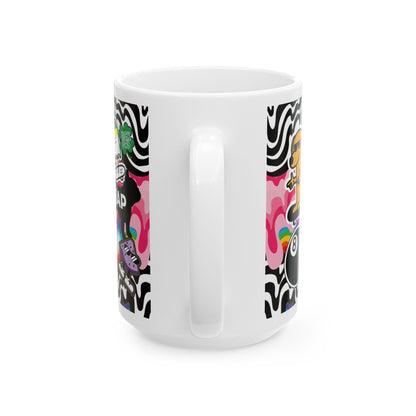 Stiker creativo   3 Cafe Art (11oz/15oz)