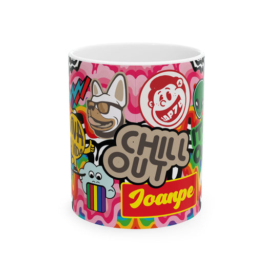 Stiker creativo   3 Cafe Art (11oz/15oz)