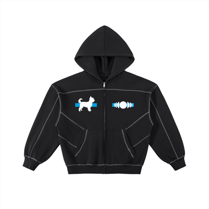 Zip Hoodie Yorkie